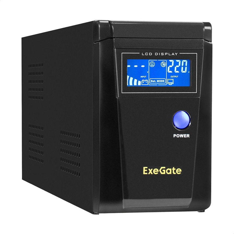 ИБП ExeGate SineTower SN-600 лин-инт,600ВА/360Вт, 2xEURO(EX295980RUS) - фото 1