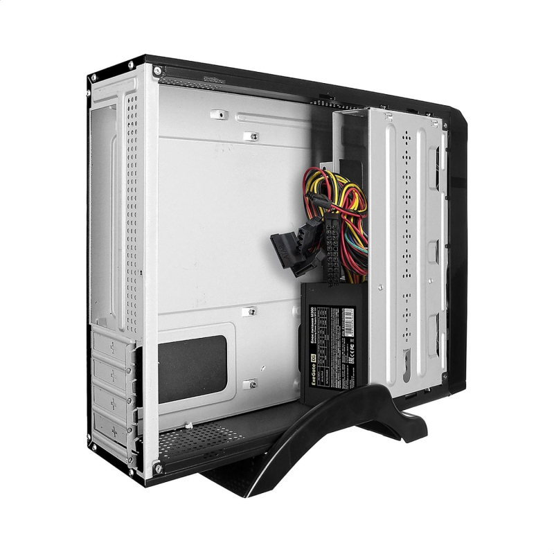 Корпус Desktop ExeGate MI-208-M300 mini-ITX/mATX, 300Вт черный(EX268693RUS) - фото 2