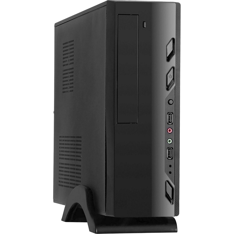 Корпус Desktop ExeGate MI-208-M400 mini-ITX/mATX, 400Вт черный(EX268695RUS) - фото 1