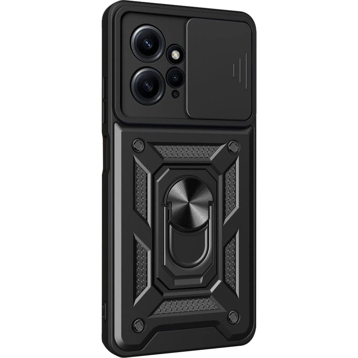 Чехол противоударный armors для Xiaomi Redmi Note 12 4G (Черный) - фото 1