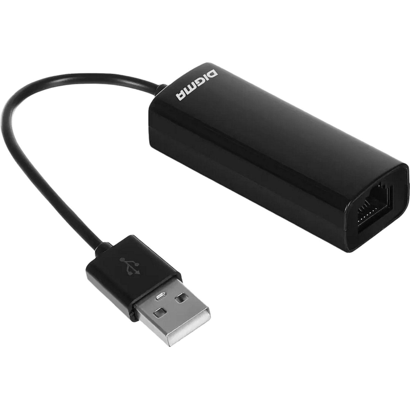 Сетевой адаптер Fast Ethernet Digma D-USB2-LAN100 USB 2.0 - фото 3