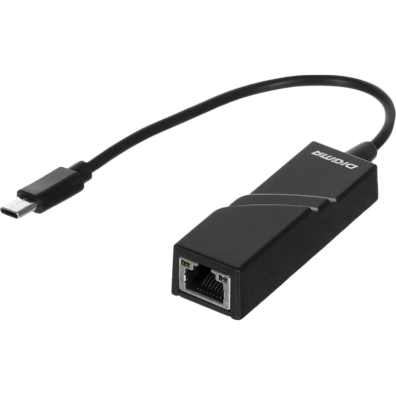 Сетевой адаптер Fast Ethernet Digma D-USBC-LAN100 USB Type-C - фото 1