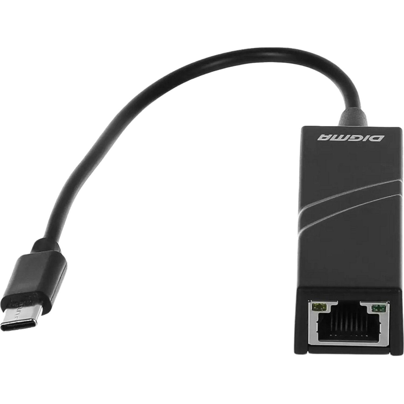Сетевой адаптер Fast Ethernet Digma D-USBC-LAN100 USB Type-C - фото 2