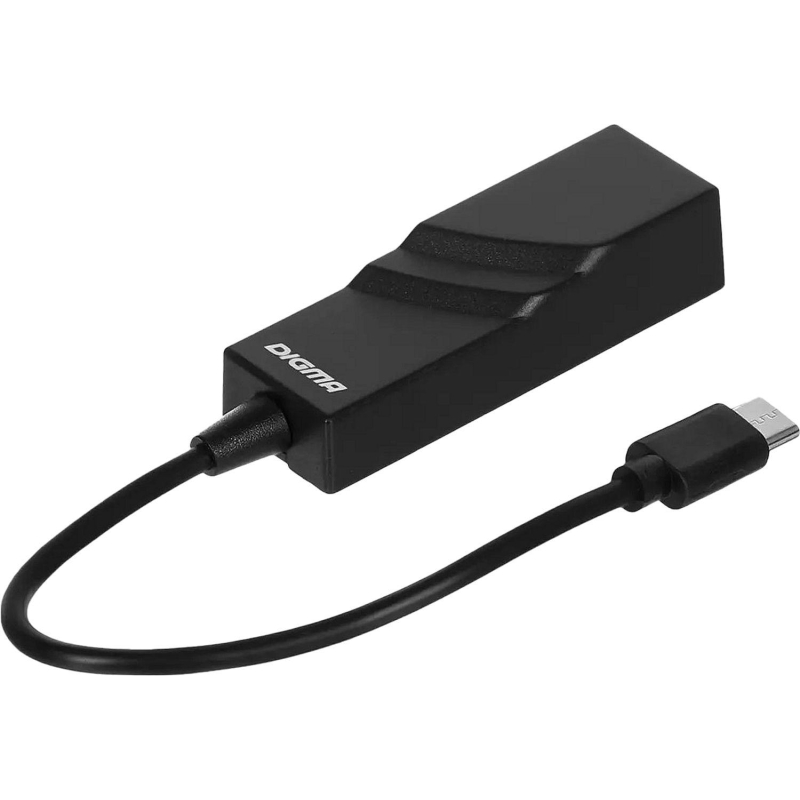 Сетевой адаптер Fast Ethernet Digma D-USBC-LAN100 USB Type-C - фото 3
