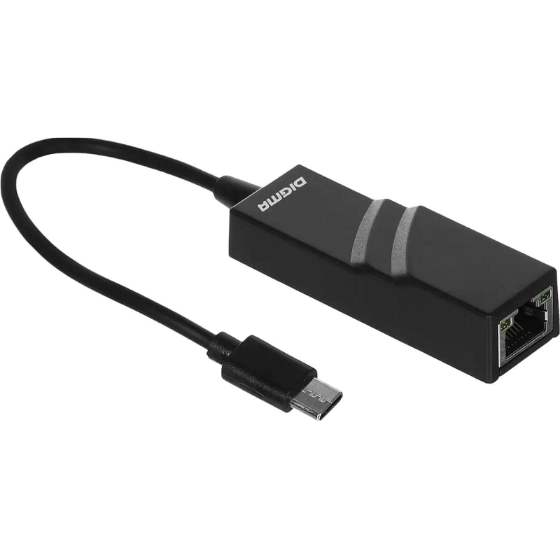 Сетевой адаптер Fast Ethernet Digma D-USBC-LAN100 USB Type-C - фото 4