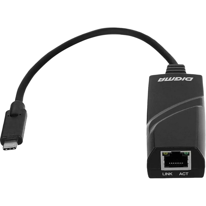 Сетевой адаптер Gigabit Ethernet Digma D-USBC-LAN1000 USB Type-C - фото 4