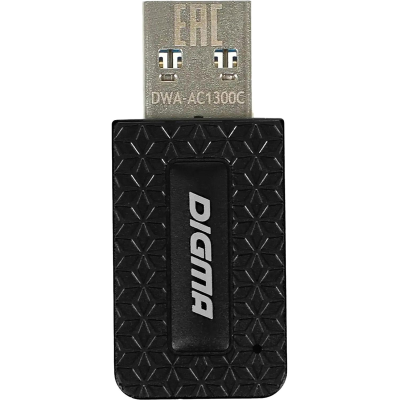 Сетевой адаптер Wi-Fi Digma DWA-AC1300C AC1300 USB 3.0 (ант.внутр.) 1ант - фото 1