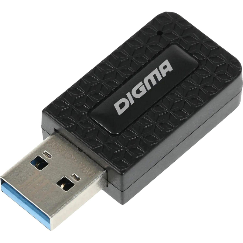 Сетевой адаптер Wi-Fi Digma DWA-AC1300C AC1300 USB 3.0 (ант.внутр.) 1ант - фото 3