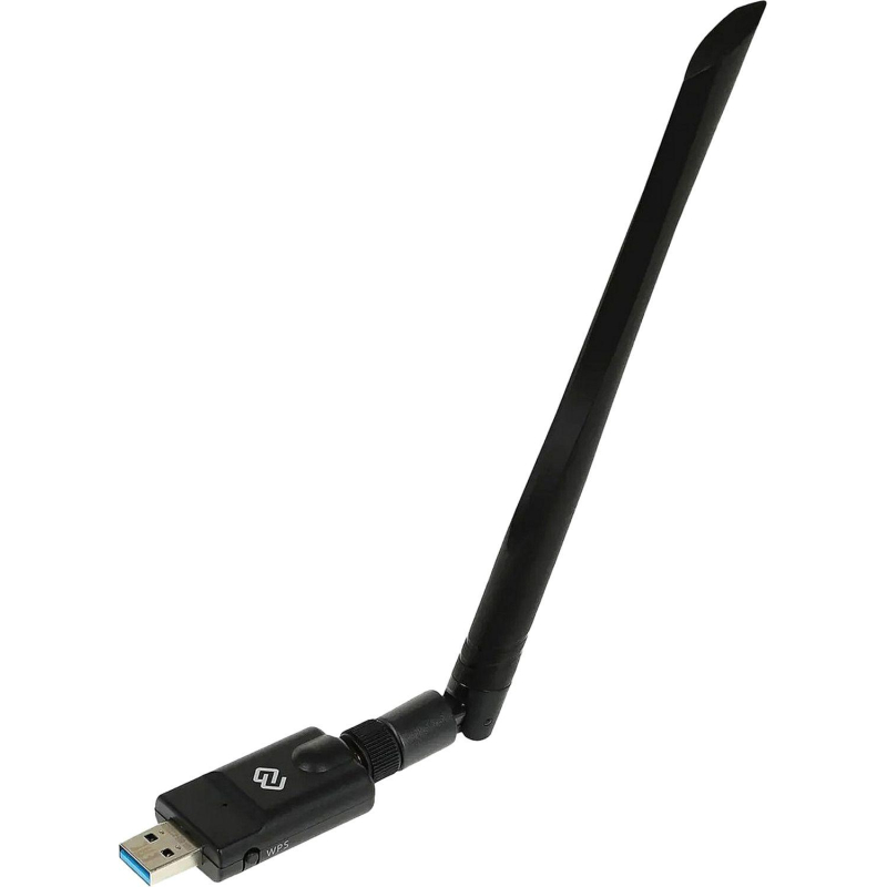Сетевой адаптер Wi-Fi+BT Digma DWA-BT5-AC1300E USB 3.0 (ант.внеш.съем) 1ант - фото 4