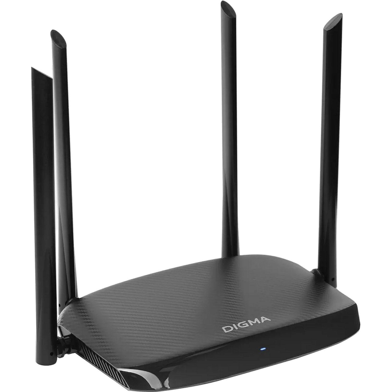 Маршрутизатор Digma DWR-AC1201 AC1200 10/100BASE-TX черный - фото 3