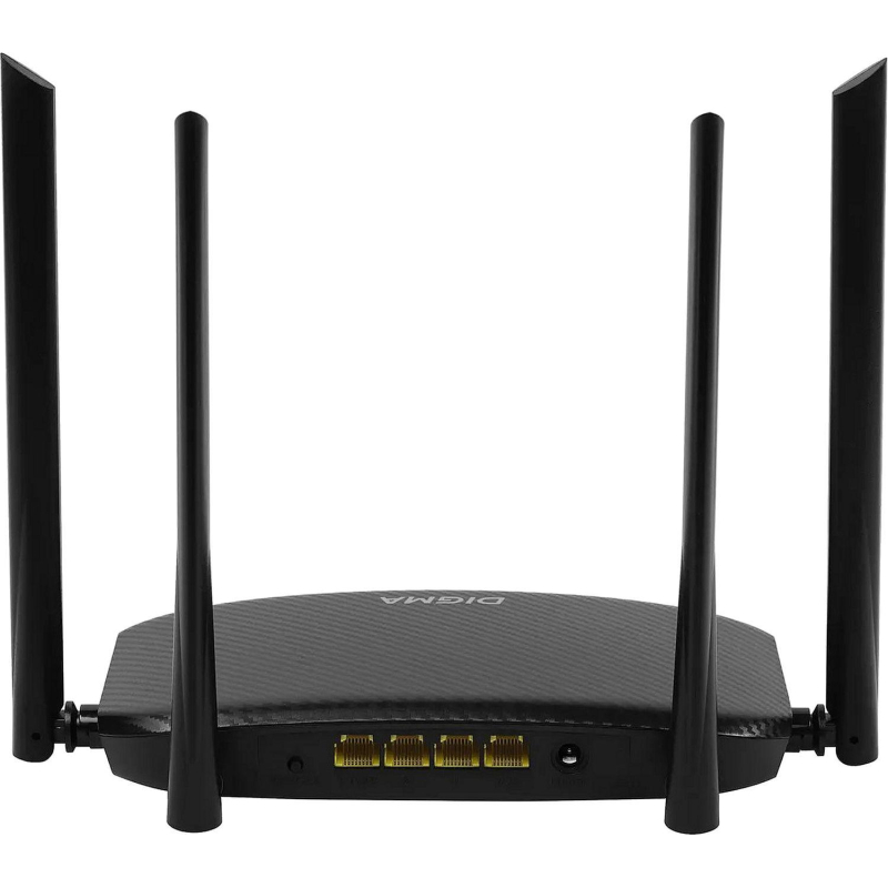 Маршрутизатор Digma DWR-AC1201 AC1200 10/100BASE-TX черный - фото 4
