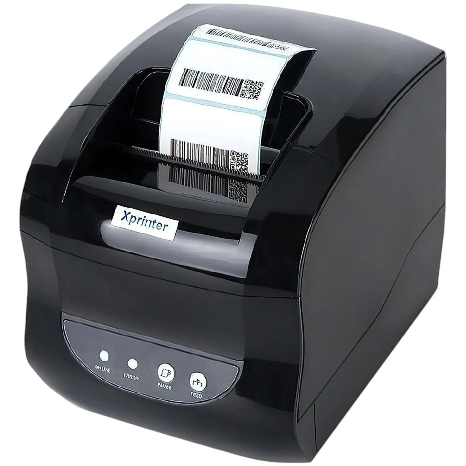 Этикет-принтер XPrinter XP 365B 203dpi, USB, Черный - фото 1