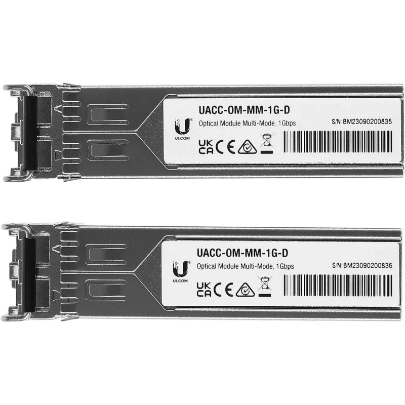 Трансивер Ubiquiti UACC-OM-MM-1G-D-2 SFP MM 1 Гбит/с 550 м (2 шт/уп) - фото 1