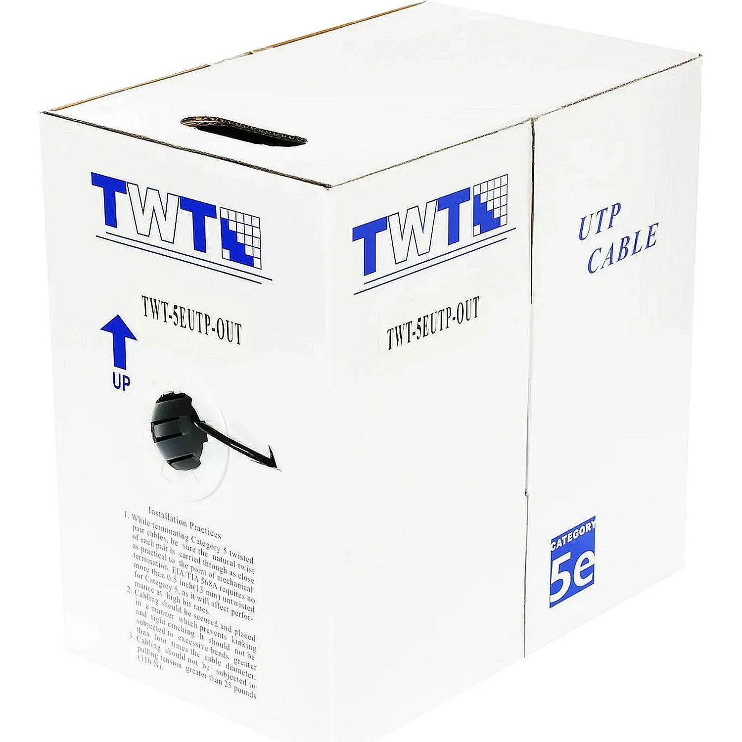 Кабель TWT TWT-5EUTP-OUT 4 пары, Кат.5е, для внешней прокладки, 305 м - фото 2