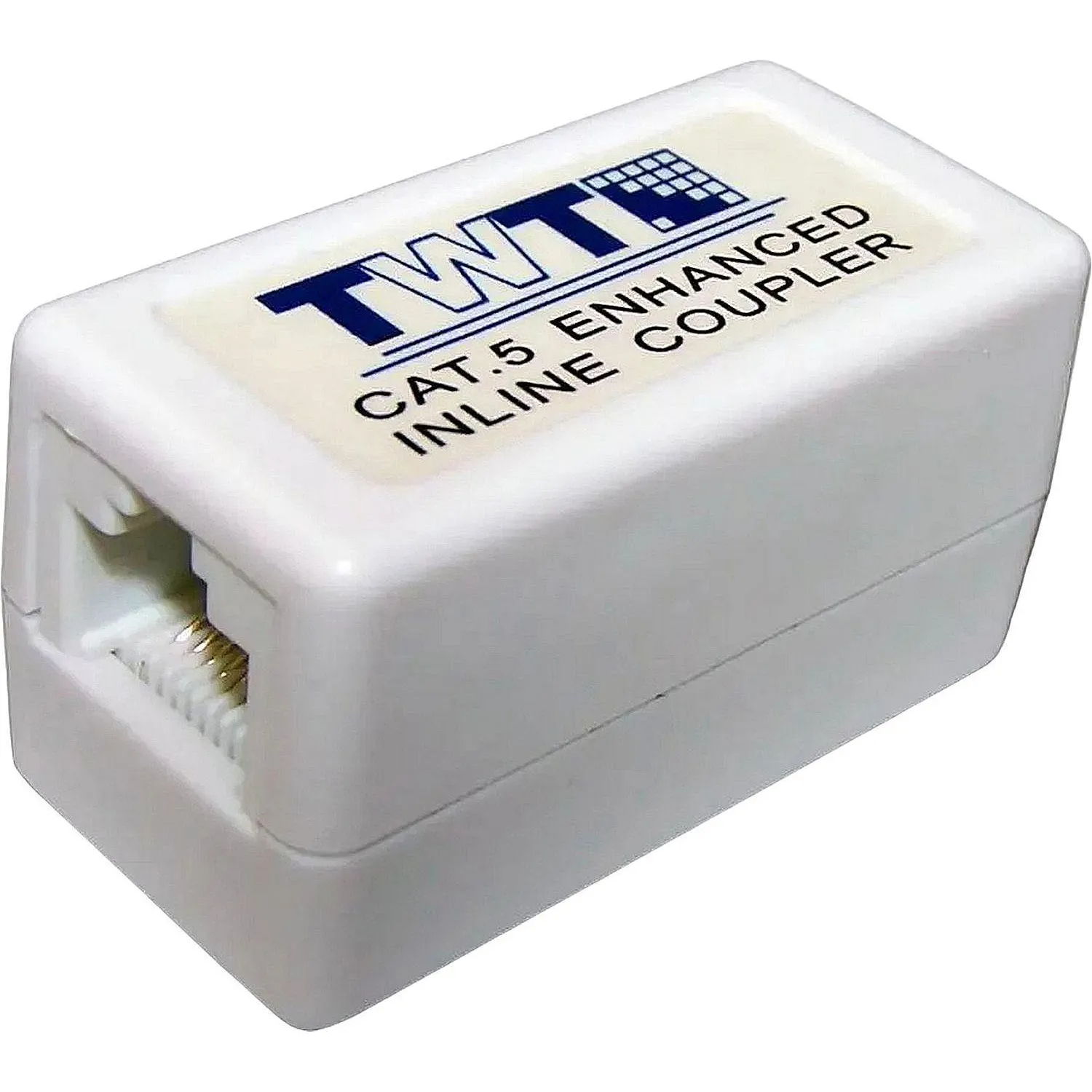 Адаптер проходной TWT TWT-CP45UTP5E RJ-45, неэкранированный, категории 5е - фото 1