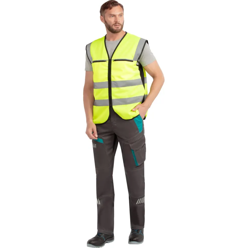 Жилет сигнальный Тип 4Тм_ИТР цв.лимон. (р.4XL/64-66) - фото 2