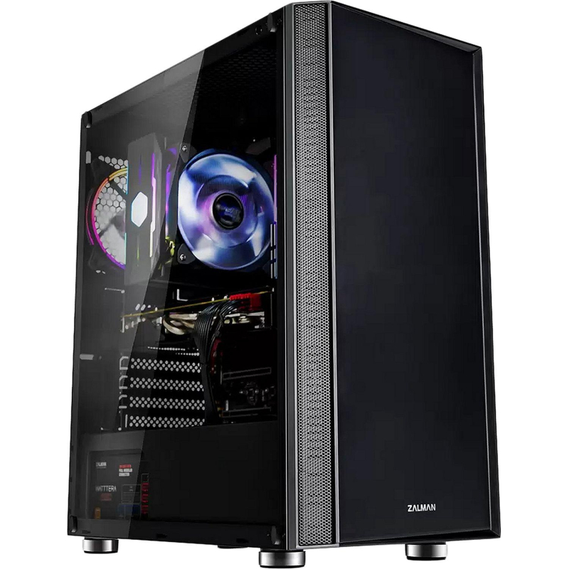 Корпус Zalman R2 Black, Mid Tower, ATX, без БП - фото 1