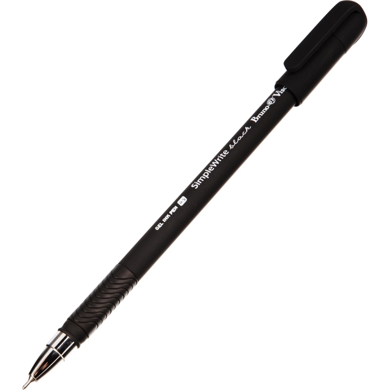Ручка гелевая неавтомат. SimpleWrite BLACK 0,5мм,черная 20-0067 - фото 5