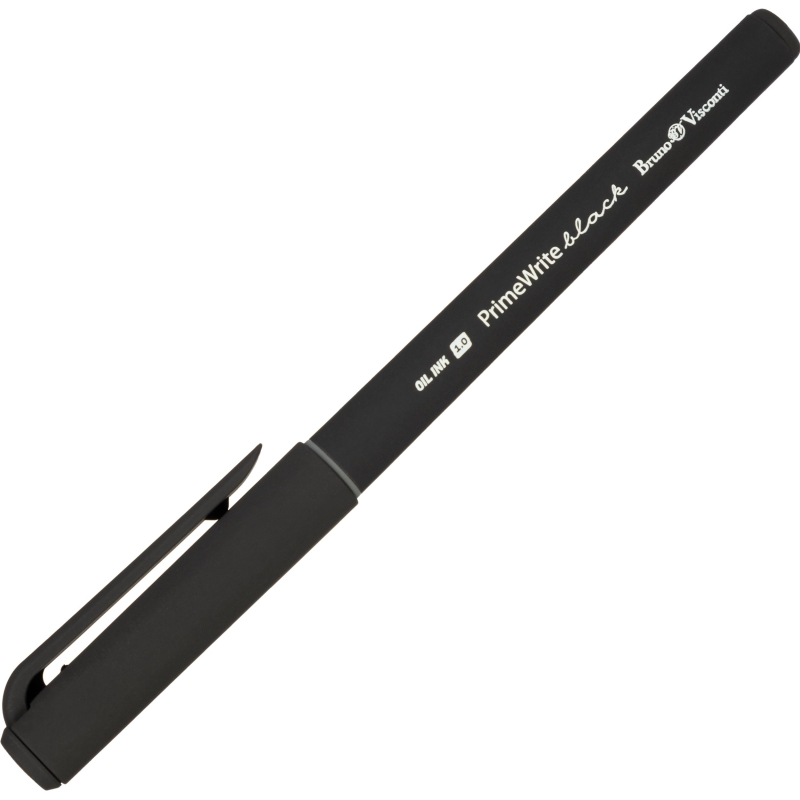 Ручка шариковая неавтомат. PrimeWrite.Basic.Black маслян,1мм,син 20-0295/04 - фото 2