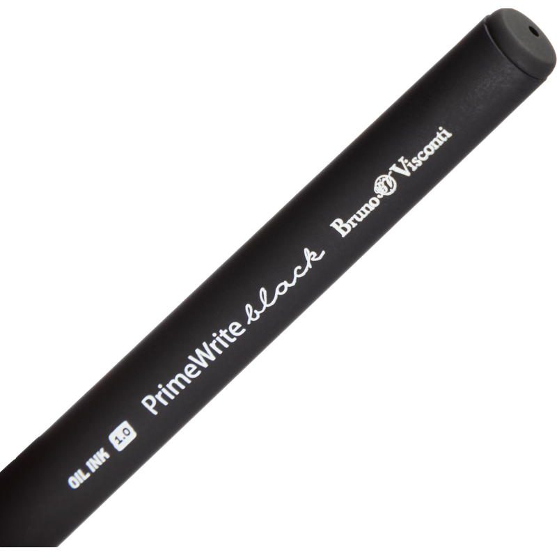 Ручка шариковая неавтомат. PrimeWrite.Basic.Black маслян,1мм,син 20-0295/04 - фото 4