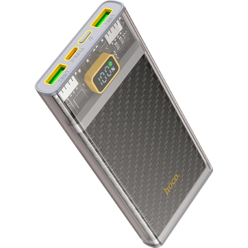 Внешний аккумулятор Hoco J103 DISCOVERY EDITION GRAY 10000mAh 2xUSB-A/USB-C - фото 4