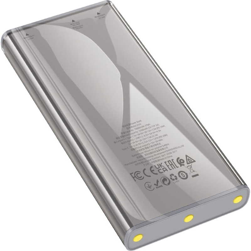 Внешний аккумулятор Hoco J103 DISCOVERY EDITION GRAY 10000mAh 2xUSB-A/USB-C - фото 5