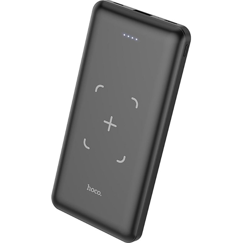 Внешний аккумулятор Hoco J50 SURF 10000mAh 5W 2A USB-A беспров.зар. черный - фото 2