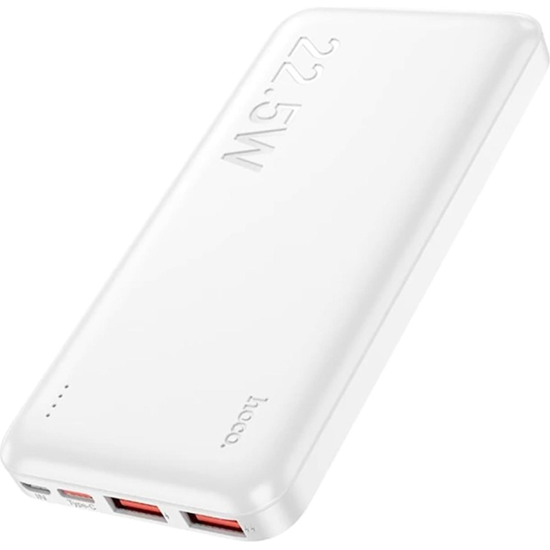Внешний аккумулятор Hoco J101 ASTUTE WHITE 10000mAh QC3.0/PD3 2xUSB-A/USB-C - фото 1