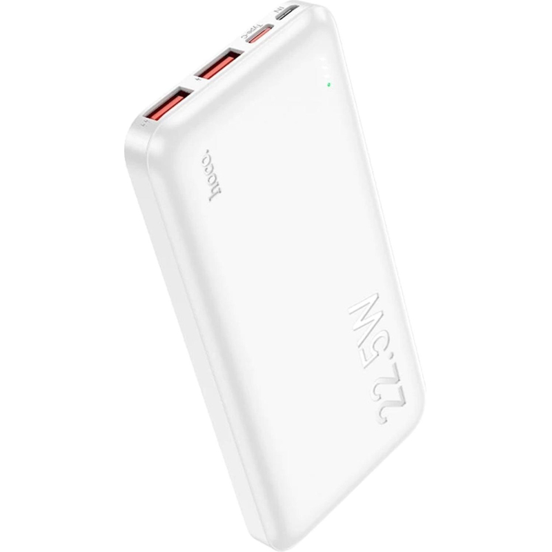 Внешний аккумулятор Hoco J101 ASTUTE WHITE 10000mAh QC3.0/PD3 2xUSB-A/USB-C - фото 2