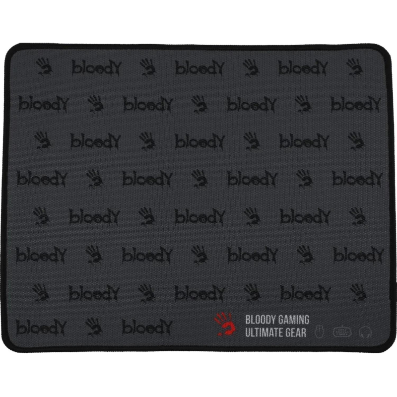 Коврик для мыши A4Tech Bloody BP-30M Средний черный 350x280x3мм - фото 1
