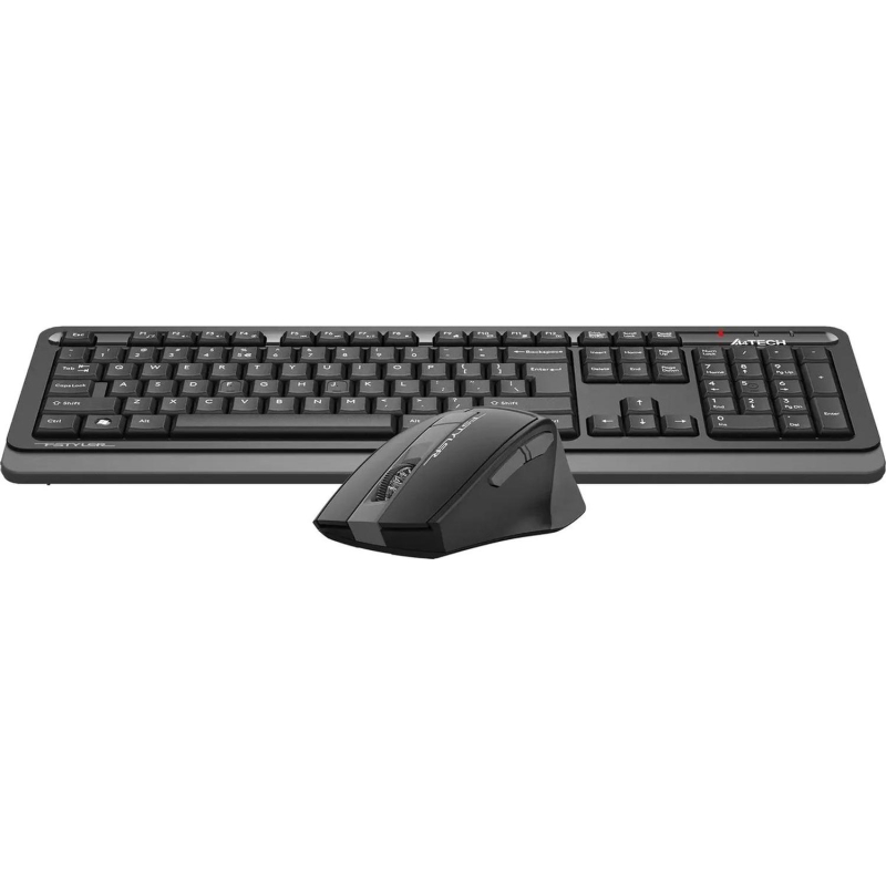 Набор клавиатура+мышь A4Tech Fstyler FG1035 GREY USB беспров. чер/сер - фото 6