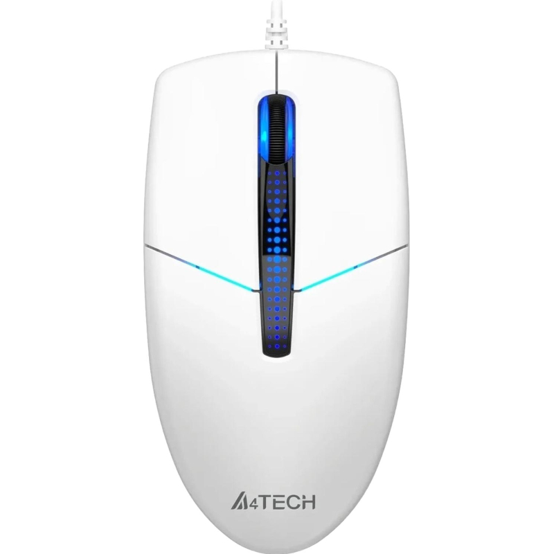 Мышь компьютерная A4Tech N-530S белый оптич. (1200dpi) USB(2but) (1920843) - фото 3