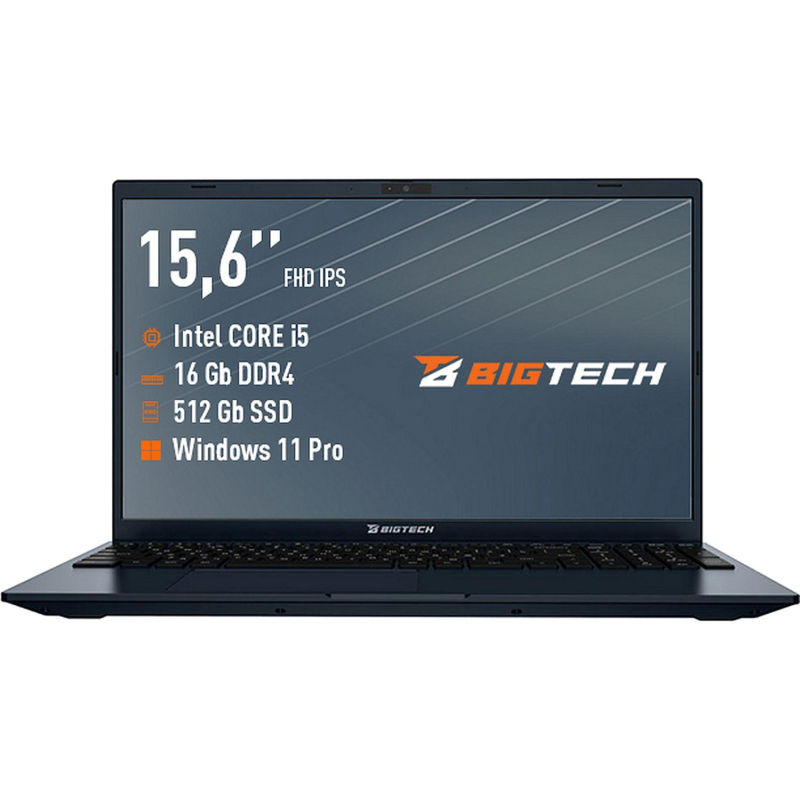 Ноутбук Bigtech R155 (R155-I4B9W) i5-1155G7/16Gb/512Gb SSD/15,6/W11P - фото 1