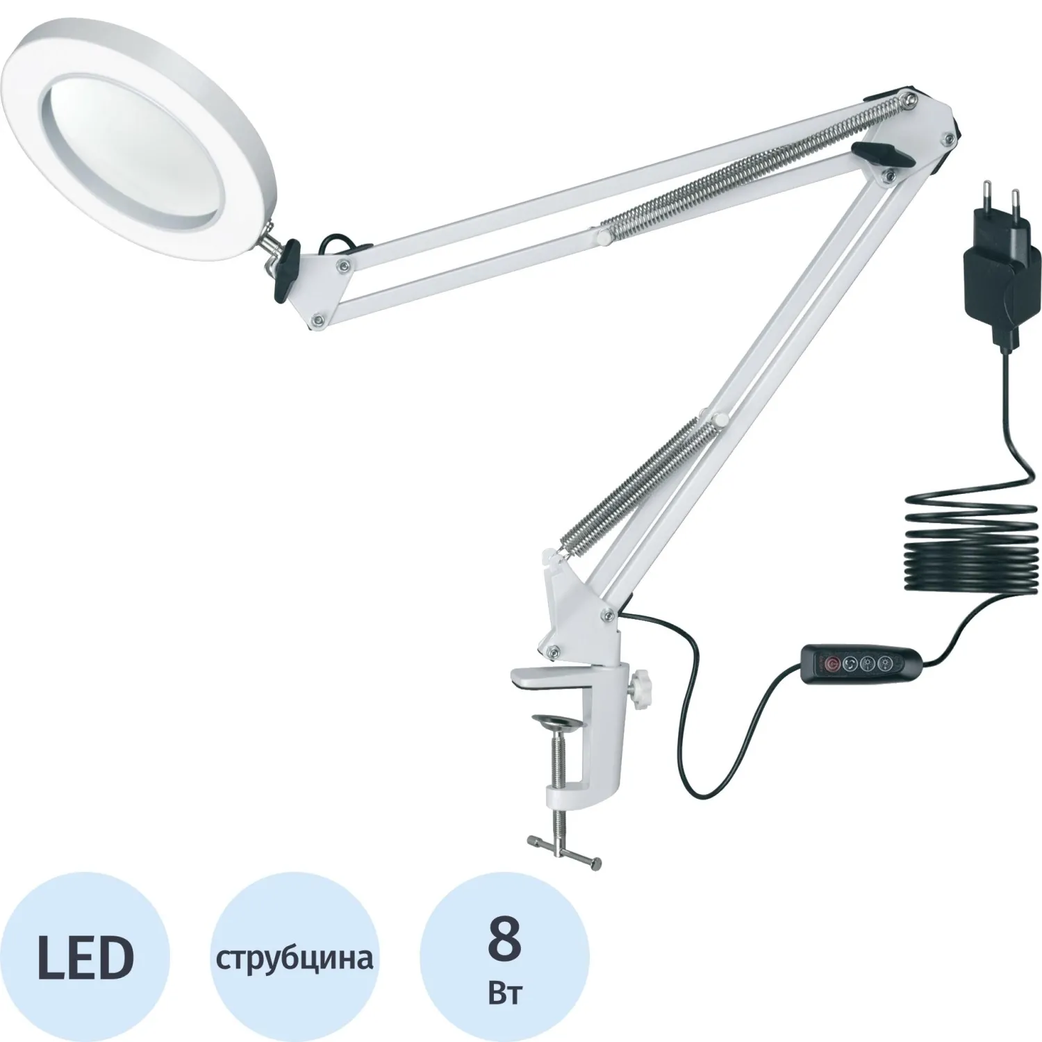 Светильник Uniel TLD-568 White/LED/300Lm/2700-5500K/Dimmer/X5 - фото 1