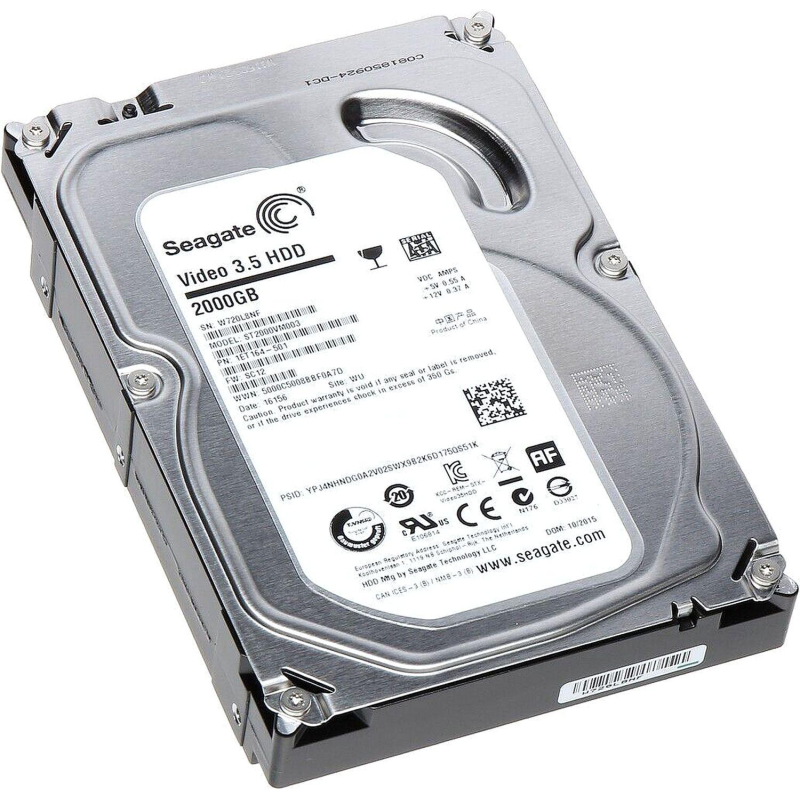 Жесткий диск Seagate SkyHawk 2TB, SATA, 5400rpm, 256MB(ST2000VM003) - фото 2