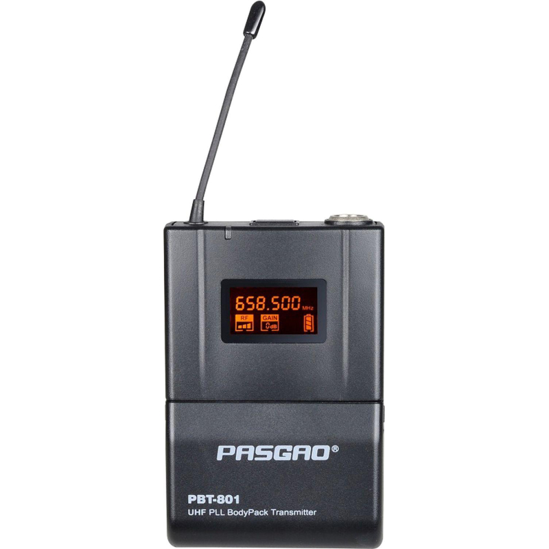 Радиосистема Pasgao PAW-900/PBT-801, 1 канальная, 1 петличн мкф - фото 5