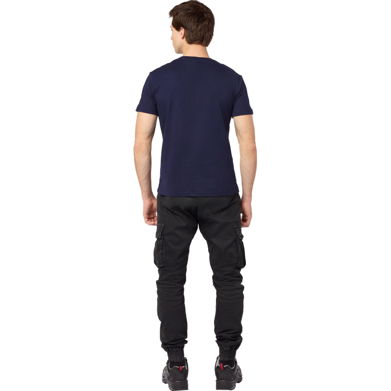 Футболка (160 г.) с кор.рукавом синяя 5XL(ЗД594075) - фото 3