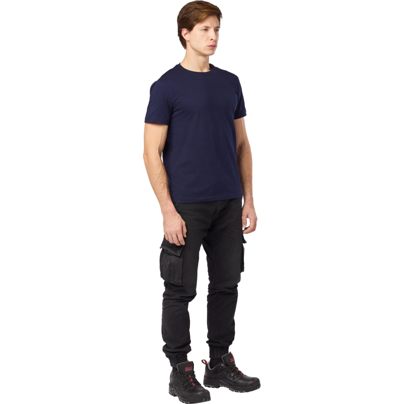 Футболка (160 г.) с кор.рукавом синяя 5XL(ЗД594075) - фото 4