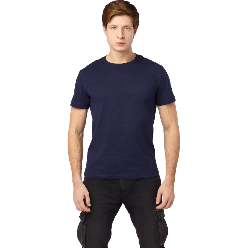 Футболка (160 г.) с кор.рукавом синяя 5XL(ЗД594075) - фото 8