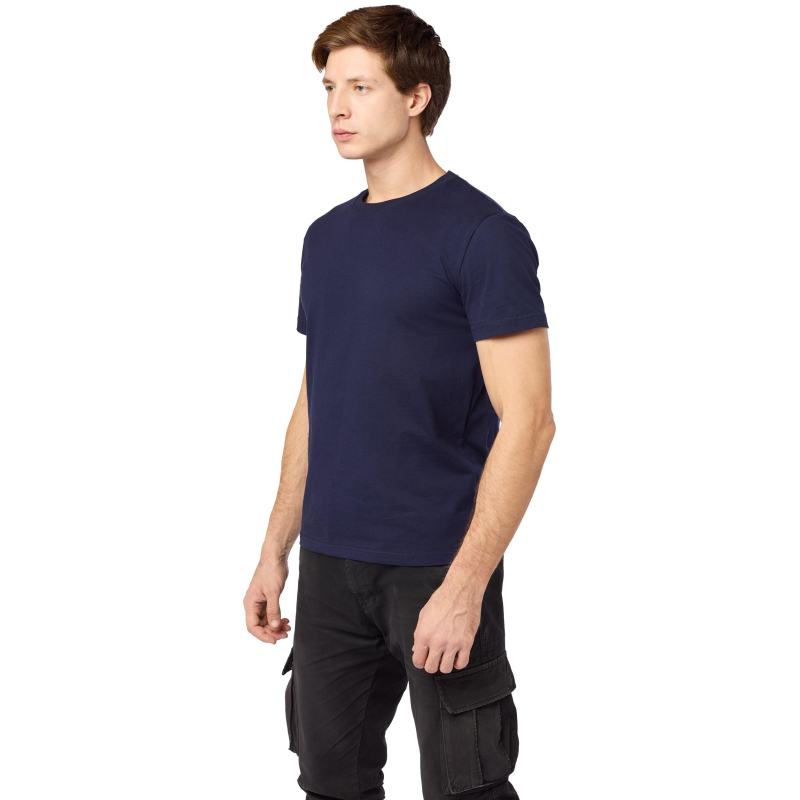 Футболка (160 г.) с кор.рукавом синяя 5XL(ЗД594075) - фото 9