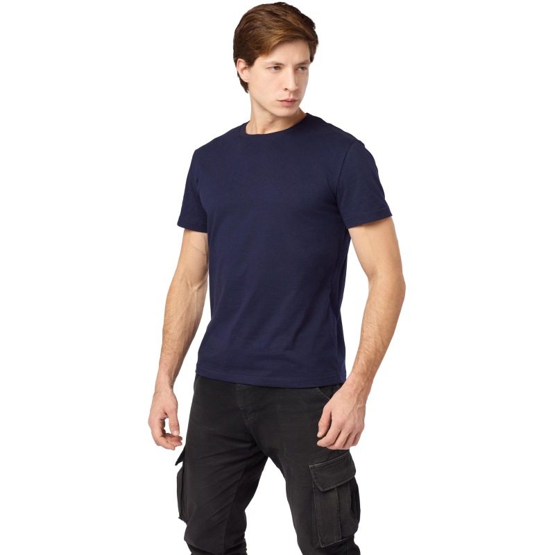 Футболка (160 г.) с кор.рукавом синяя 5XL(ЗД594075) - фото 10