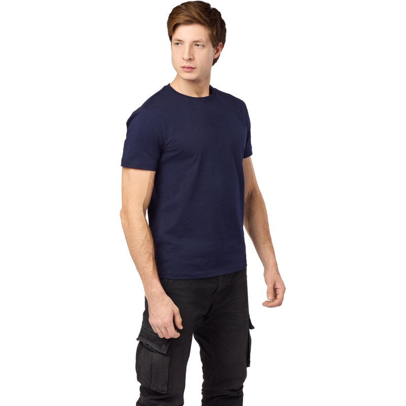 Футболка (160 г.) с кор.рукавом синяя 5XL(ЗД594075) - фото 11