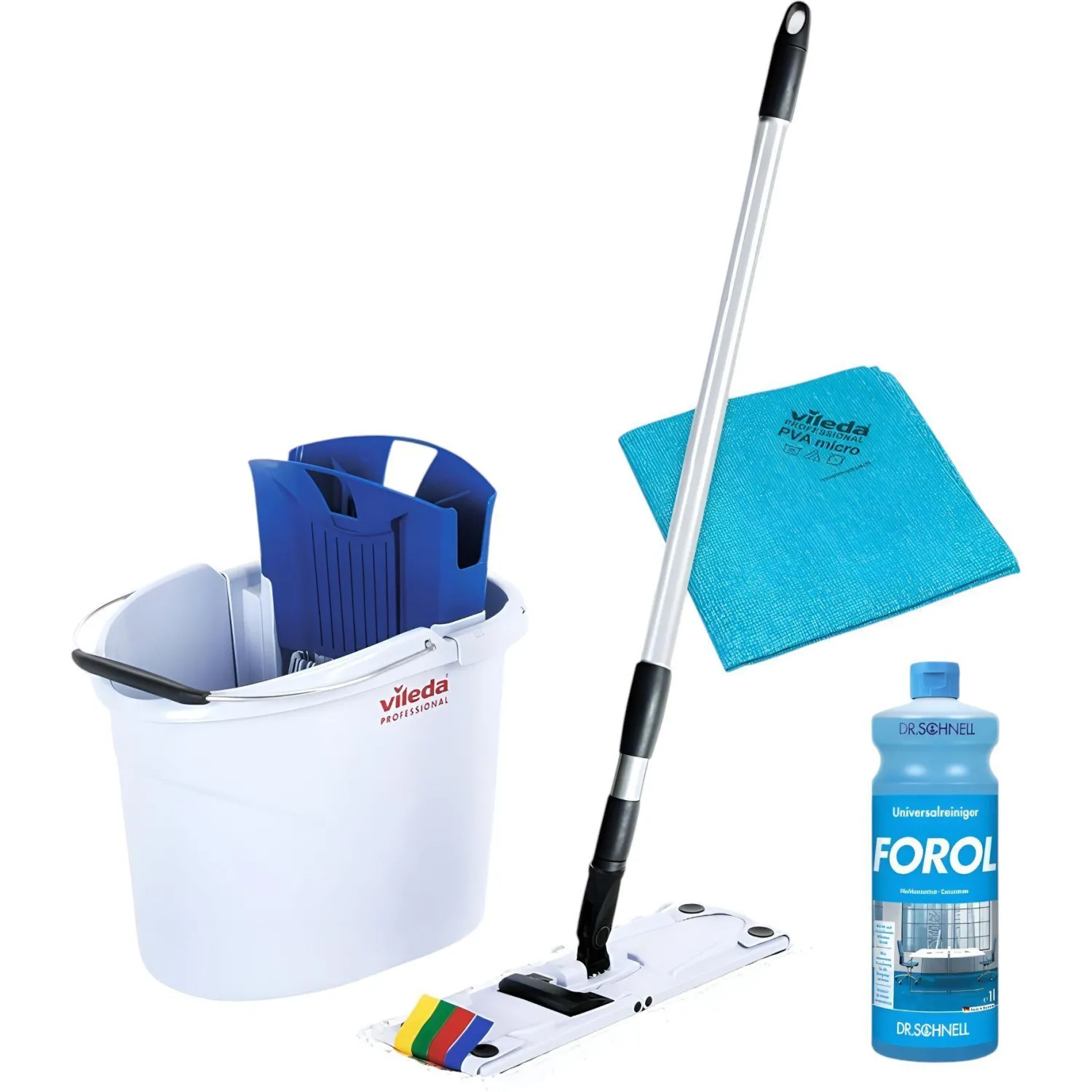 Комплект для уборки УльтраСпидМини(ведро10л+отжим+фл34см+Моп)Vileda142985 Комплект для уборки УльтраСпидМини(ведро10л+отжим+фл34см+Моп)Vileda142985 - фото 2