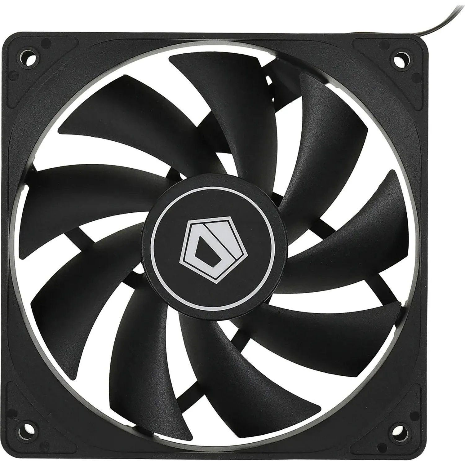 Вентилятор ID-Cooling FL-12025K 120x120mm черный 3-pin 21dB 145gr Ret - фото 1
