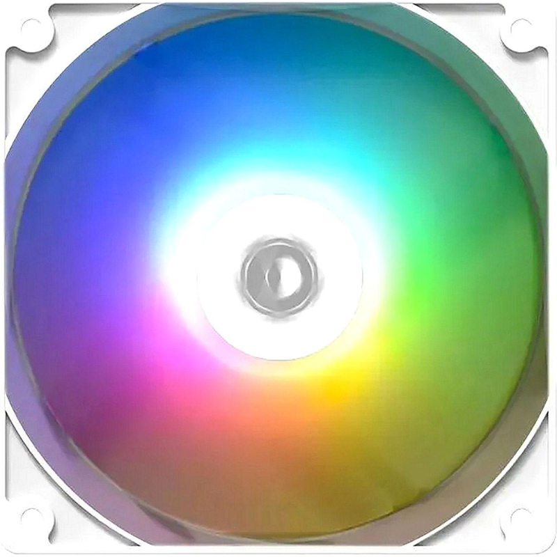 Вентилятор ID-Cooling XF-120 ARGB 120x120x25mm белый 4-pin(XF-120-ARGB-W) - фото 1