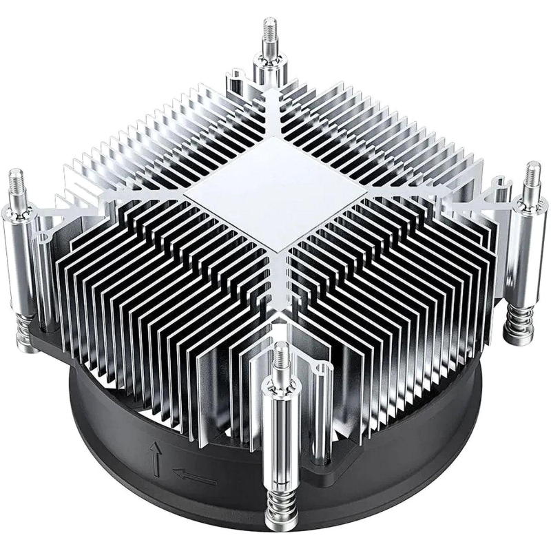 Кулер ID-Cooling DK-19 PWM Soc-1700 черный 4-pin 14-26dB Al 95W - фото 4