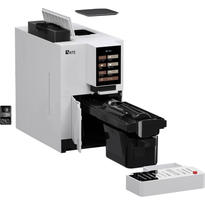 Кофемашина SATE CT-10 Solution, автоматическая, цв. Белый - фото 8