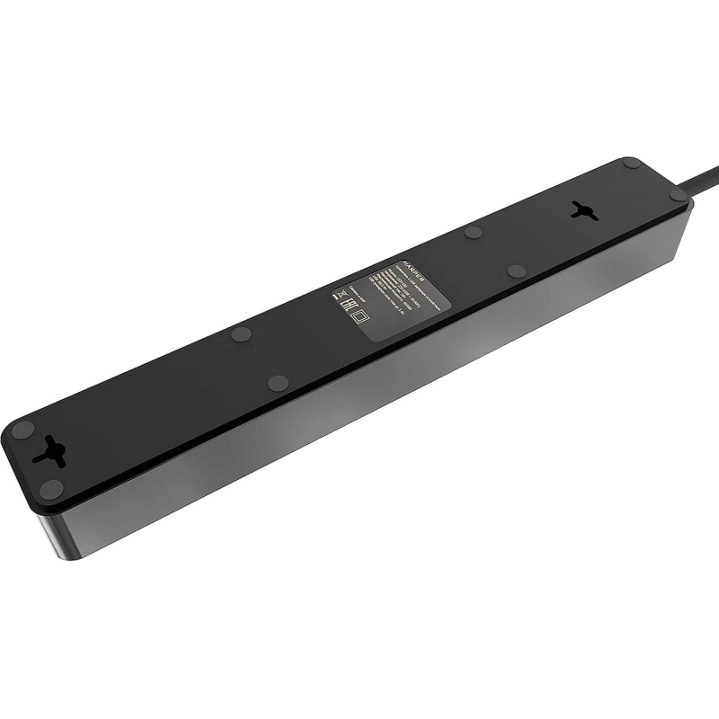 Сетевой фильтр HARPER UCH-530 Black 5р/1,5м/4кВт/16А 3xUSB(H00003010) - фото 3