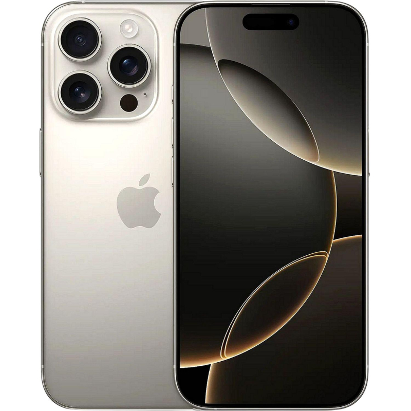 Смартфон Apple iPhone 16 Pro 128GB Natural Titanium(MYMY3J/A) - фото 1