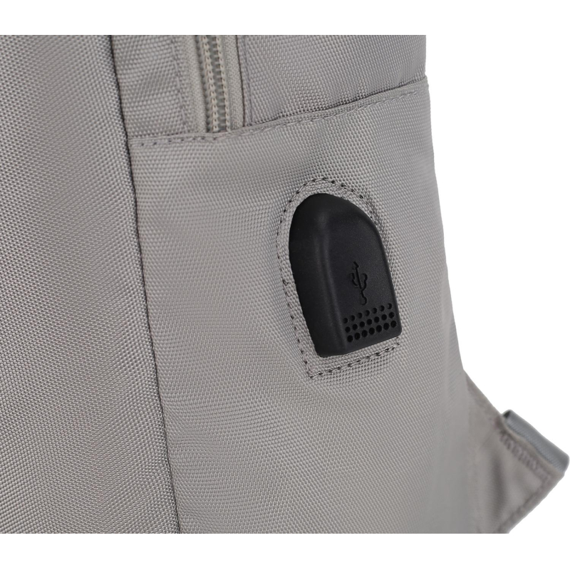 Рюкзак для ноутбука 15.6 Lamark B135 Light Grey - фото 5